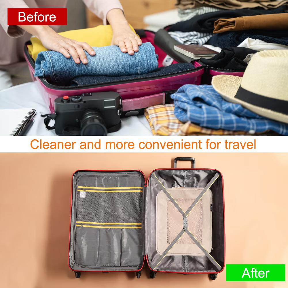 Compression Packing Cube Travel Luggage Organizers Bag 1 Pc - Image 58