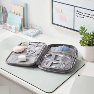 Large Cord Control Pouch Briefcase