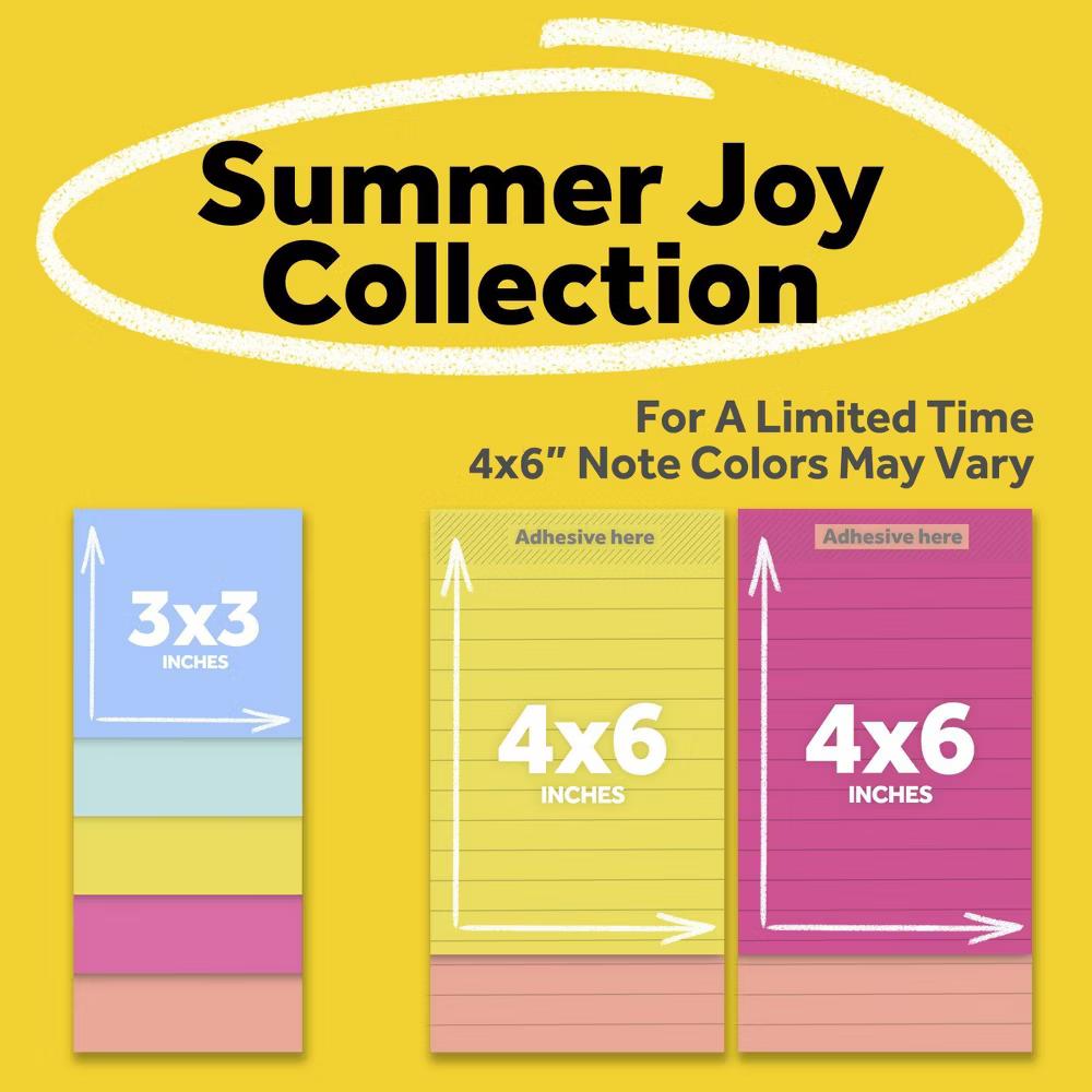 Summer Joy Super Sticky Notes 7pk - Image 11