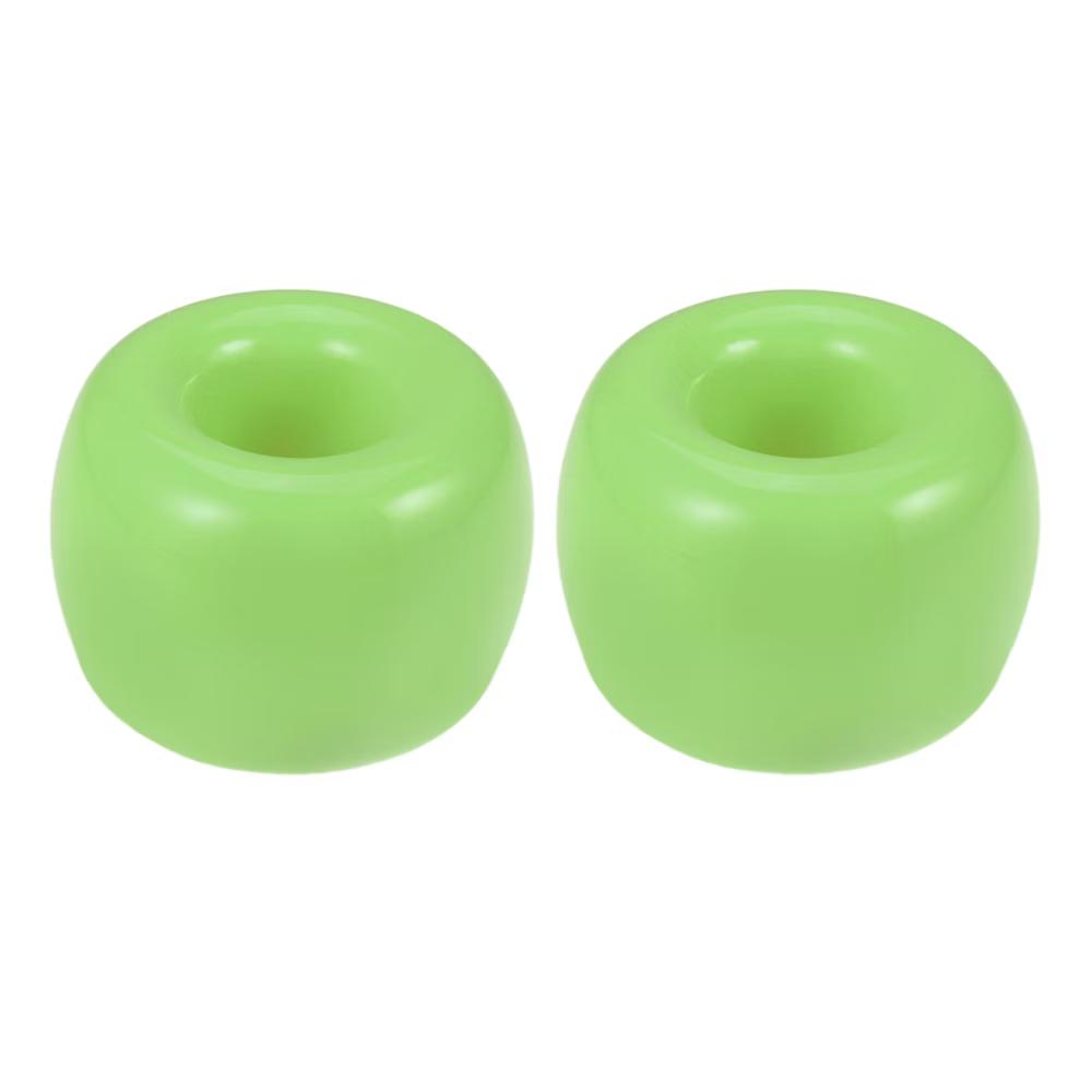 Bathroom Round Mini Ceramic Toothbrush Holder 1.65"x1.18" 2Pcs - Image 36