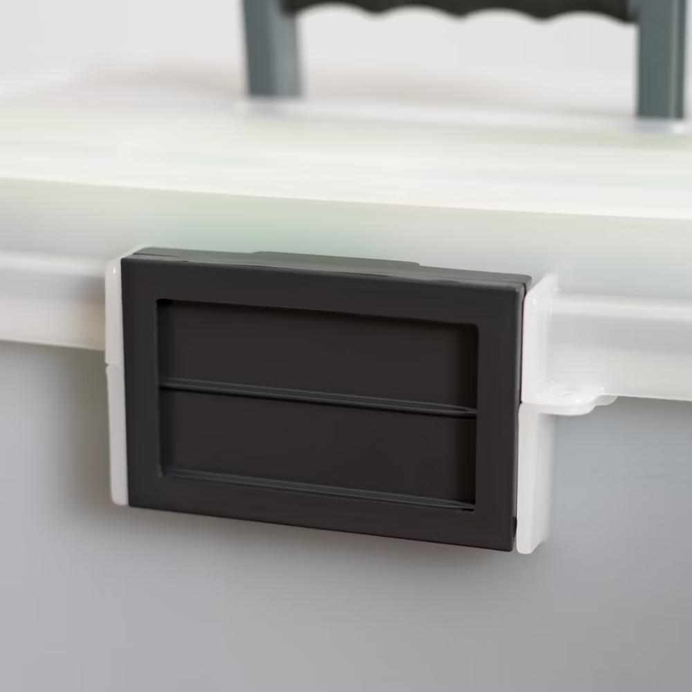 USA Portable Letter Size File Box with Handle for Hanging Folders - Image 18