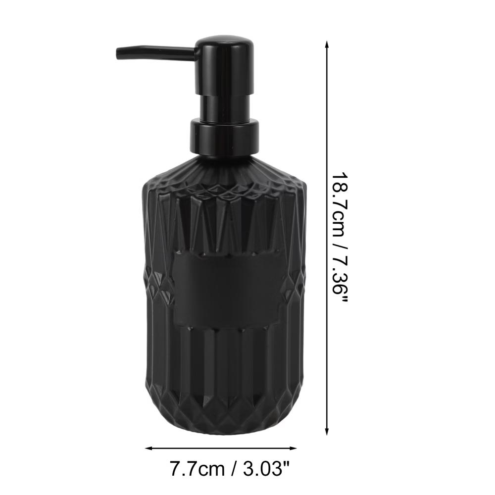 Classic Cylindrical Soap Pump Dispenser 450ml 1 Pc - Image 4