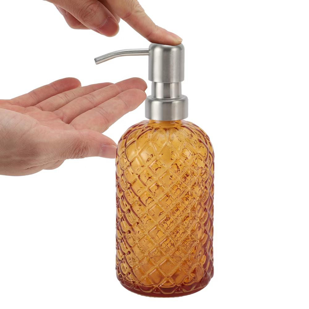 Simple Cylindrical Soap Pump Dispenser 400ml 1 Pc - Image 45