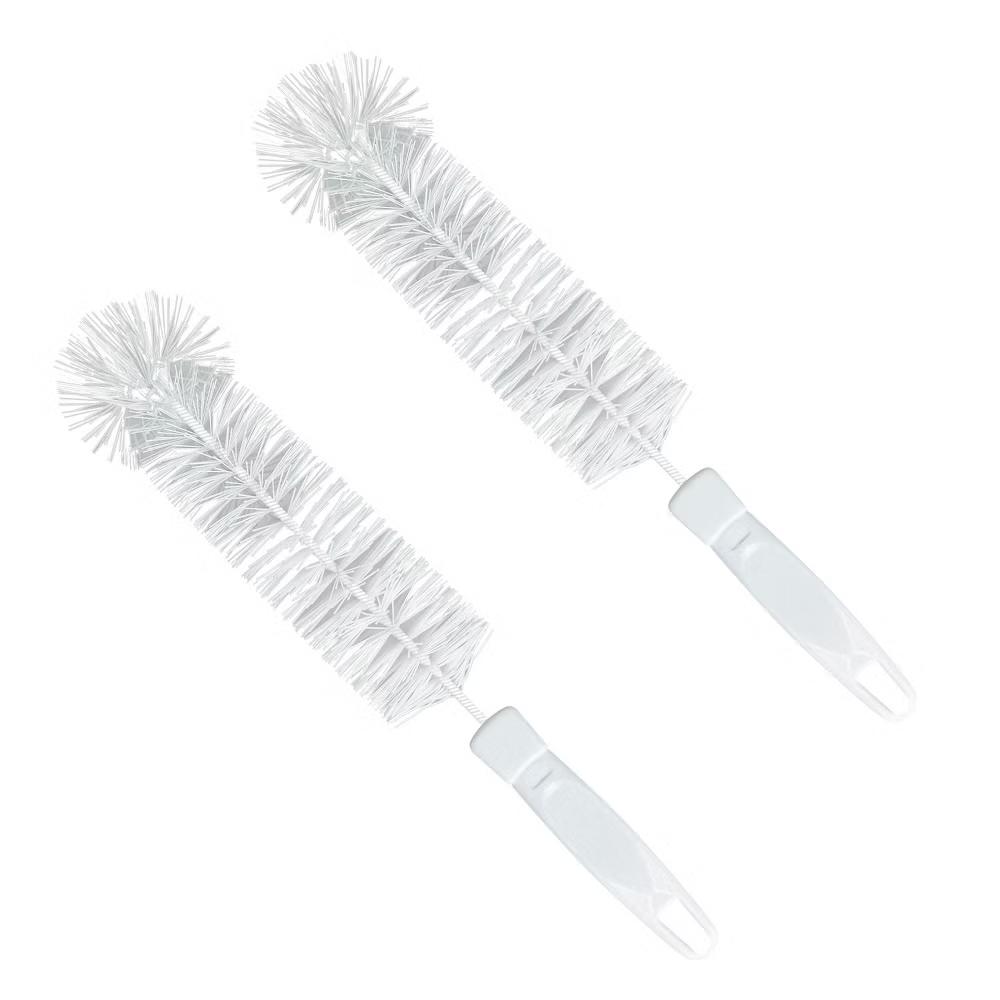 Bottle Brush Cleaner, Durable Fiber Bristles Around Twisted Wire with Gripper Handle & Storage Hang Hole, Dishwasher Safe - Image 10