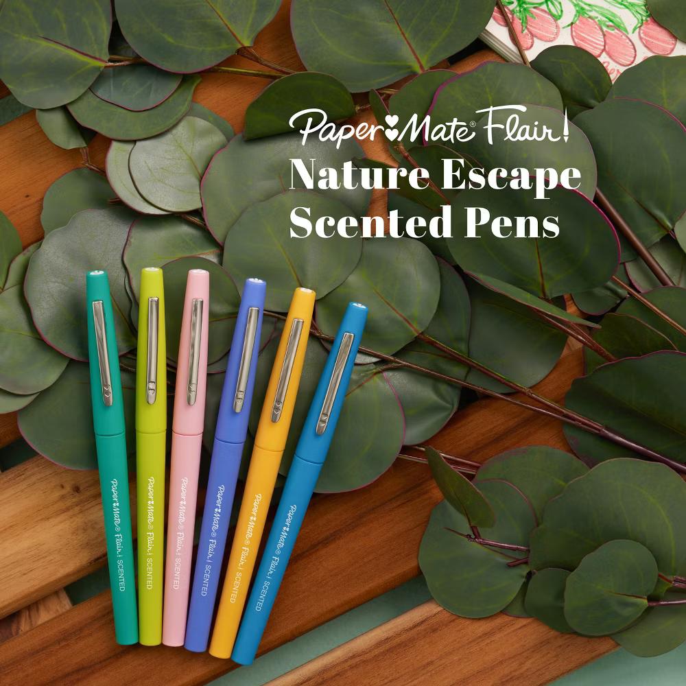 Paper Mate Flair 16pk Pens Multicolored Scented: Porous Point 0.7mm, Art & Stationery, Felt Tip, Papermate Pens - Image 5