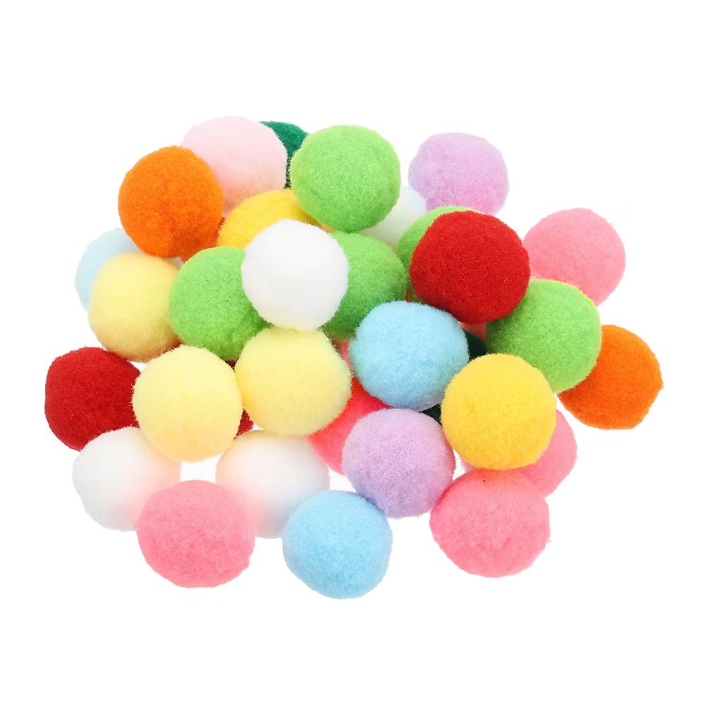Creative DIY Craft Decorations Home Art Supplies Pom Poms 1.2"