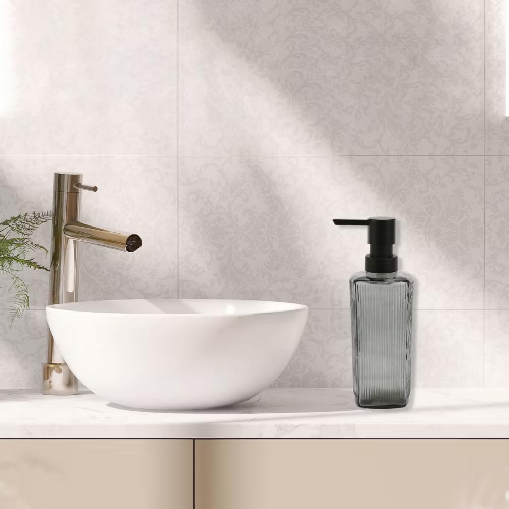 Classic Vertical Lines Soap Pump Dispenser for Bathroom 350ml 1 Pc - Image 20