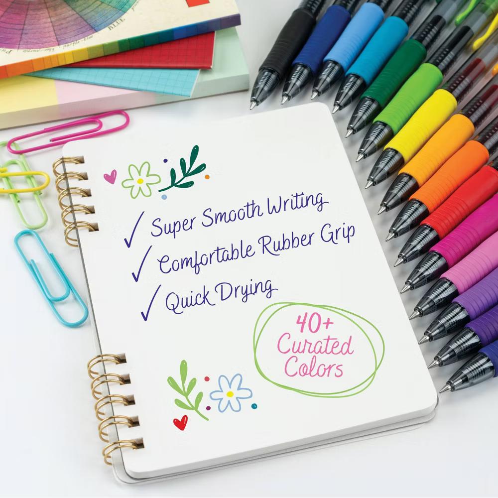 5pk G2 Gel Pens Fine Point 0.7mm Multicolored Ink - Image 6