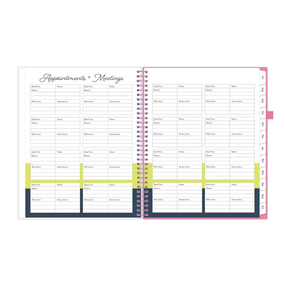 Blue Sky Your Year Parent Weekly/Monthly Planner Wirebound 8.5"x11" Rossi Floral - Image 4