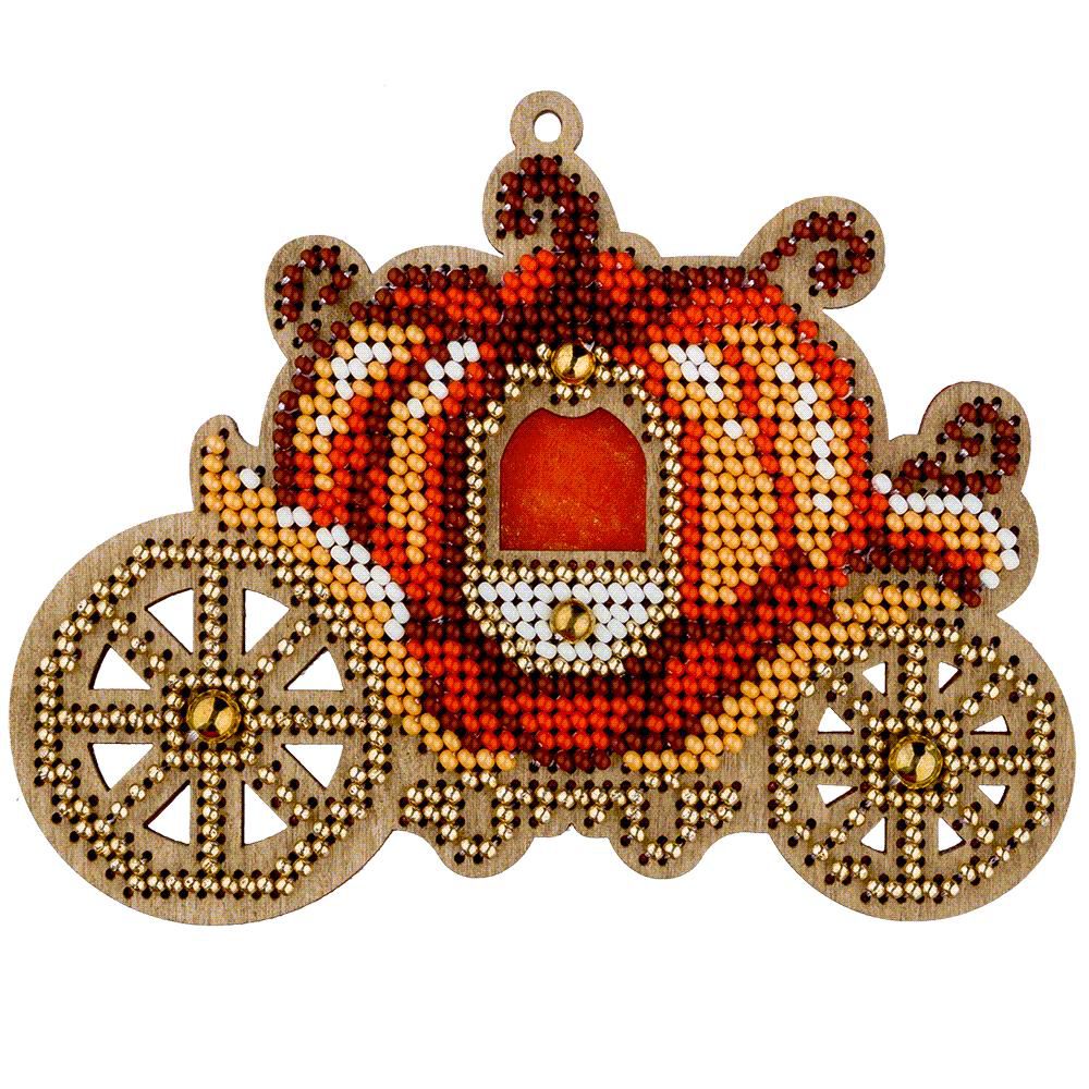Crafts Bead embroidery kit on wood FLK-384 - Image 3