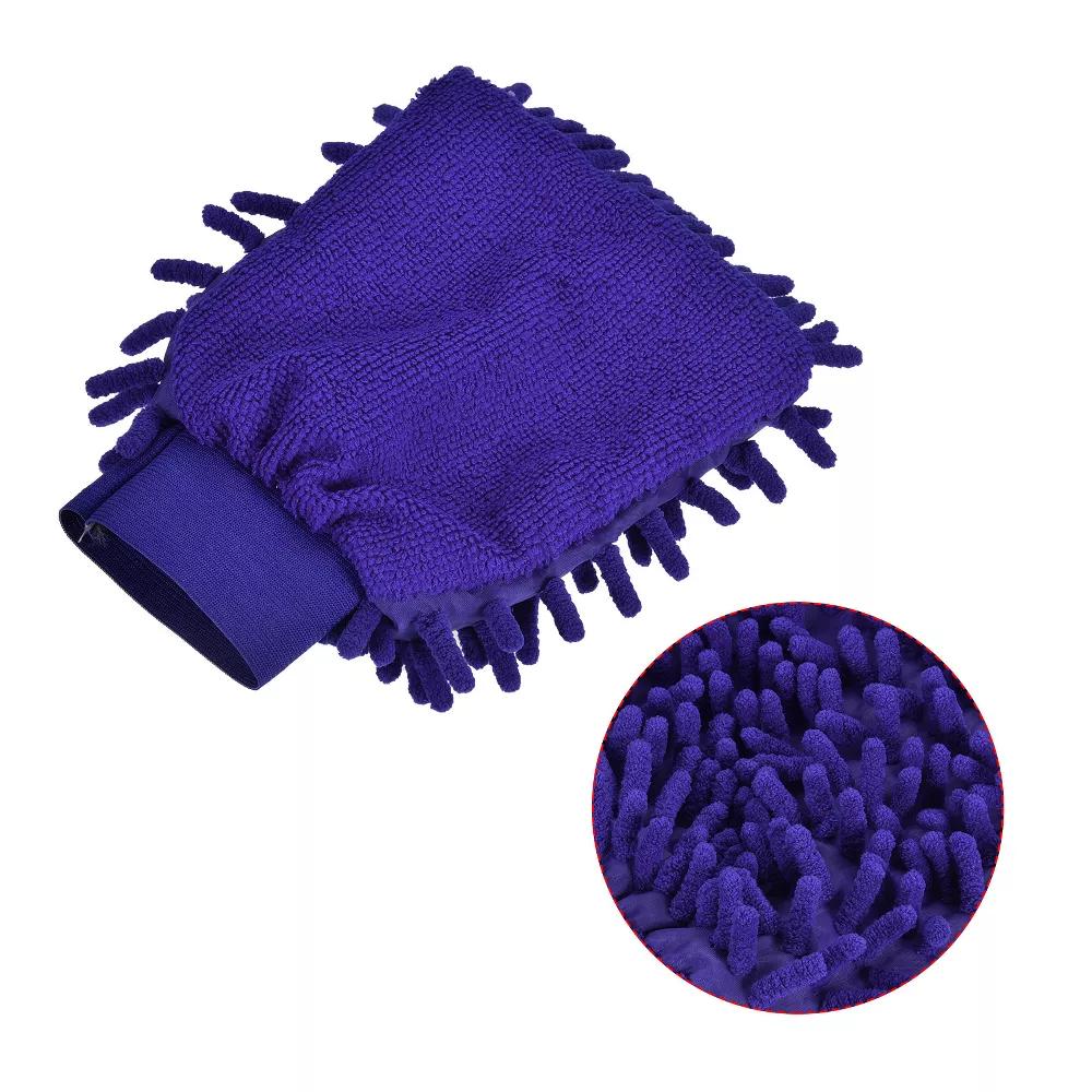 Home Kitchen Microfiber Chenille Reusable Scratch-Free Cleaning Gloves - Image 8