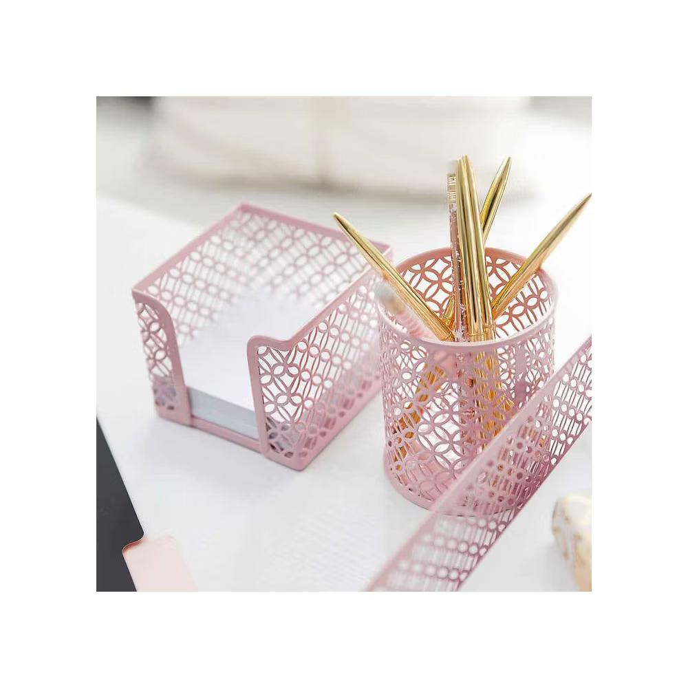 Blu Monaco Desk Organizer Set - 6-Piece Desk Accessories for Mail, Sticky Notes, Pens, Magazines & Documents - Image 27