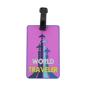 WORLD Pattern Luggage Tag 1 Pc