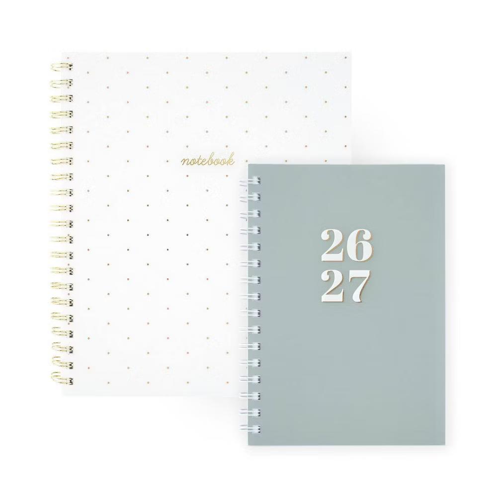Essentials 5.5"x8.5" 2026-2027 Weekly/Monthly Small Student Planner Mint Green - Image 5