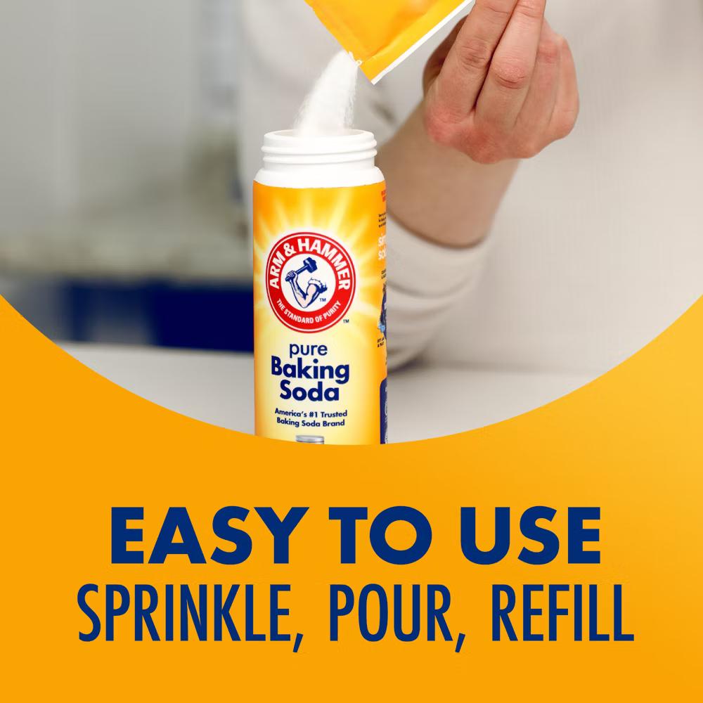 Arm & Hammer Baking Soda Shaker Air Freshener - 12oz: Solid Form, Non-Powered, Scented - Image 8