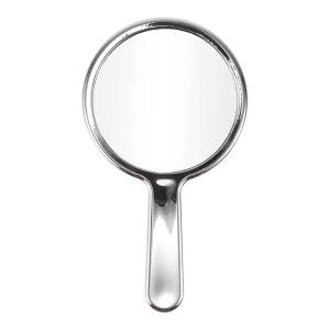 Retro Ripple Style Round Cosmetic Mirror 1 Pc