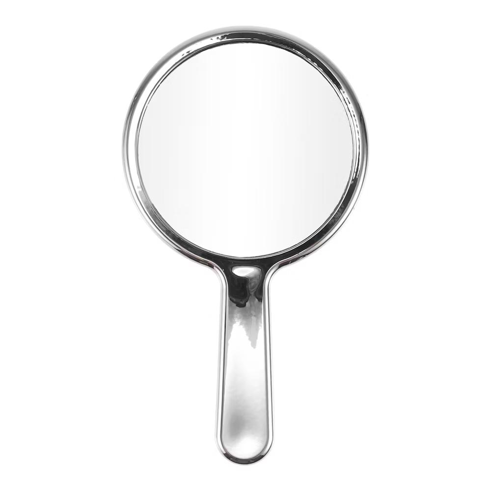 Retro Ripple Style Round Cosmetic Mirror 1 Pc