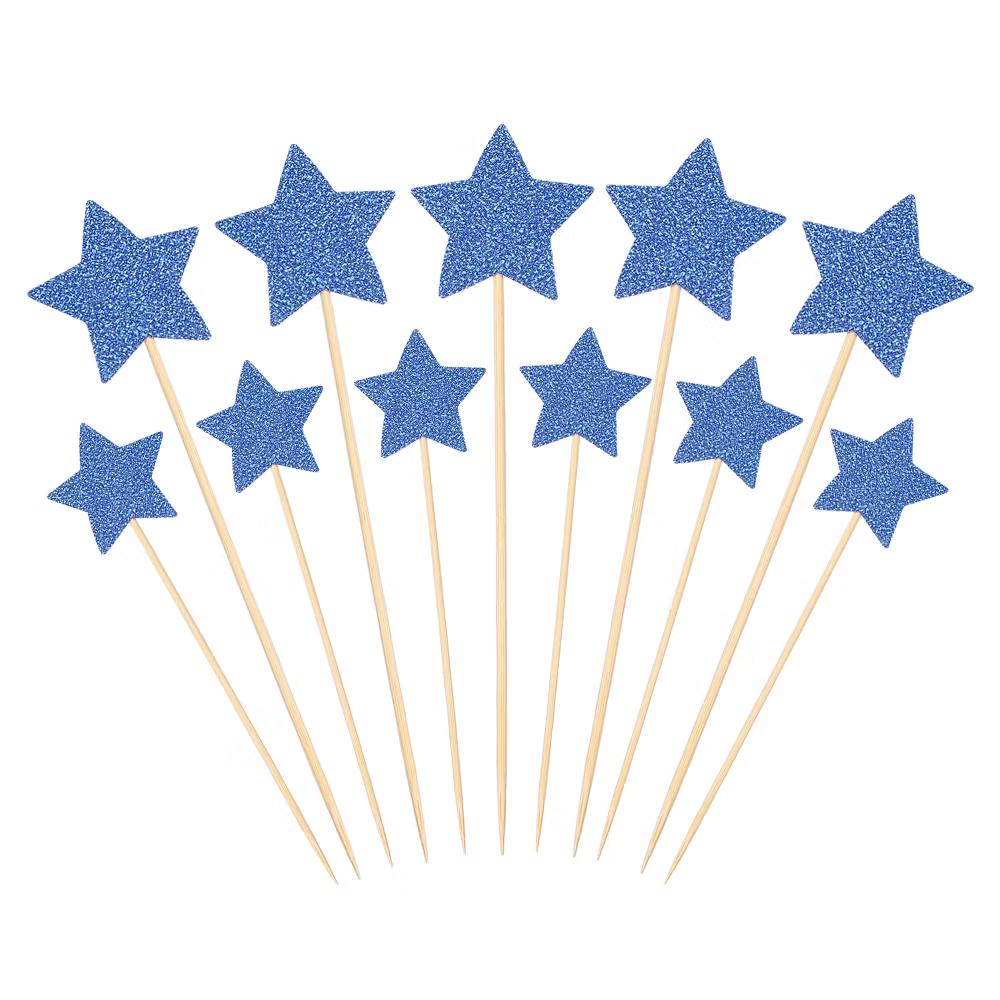 Birthday Party Supplies Little Star Cupcake Toppers 50 Pcs - Image 30