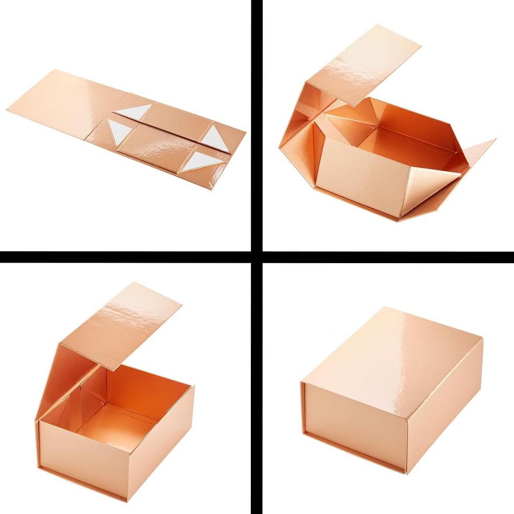 Stockroom Plus Bridesmaid Gift Boxes, Set of 6, Rose Gold, Magnetic Closure Gift Boxes for Wedding Favors, Jewelry & Bridesmaid Gifts - Image 8