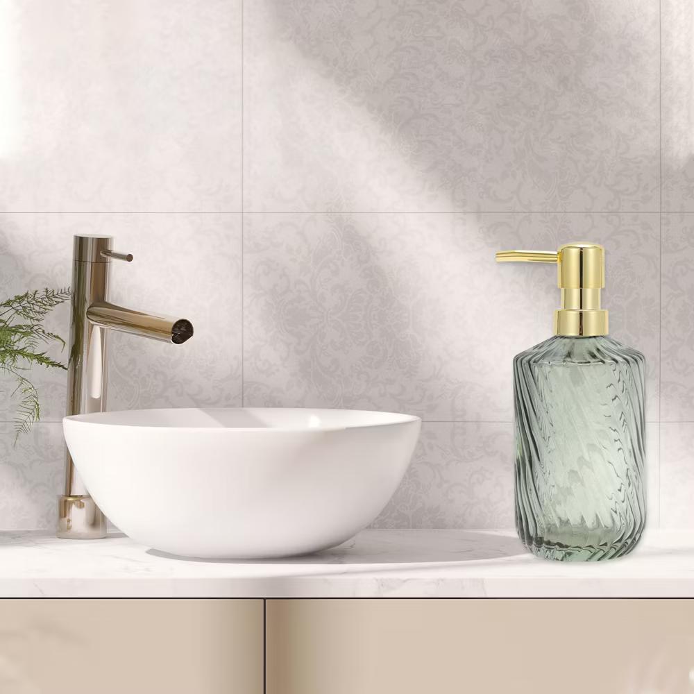 Durable Cylinder Twill Lines Soap Dispenser 1 Pc - Image 30