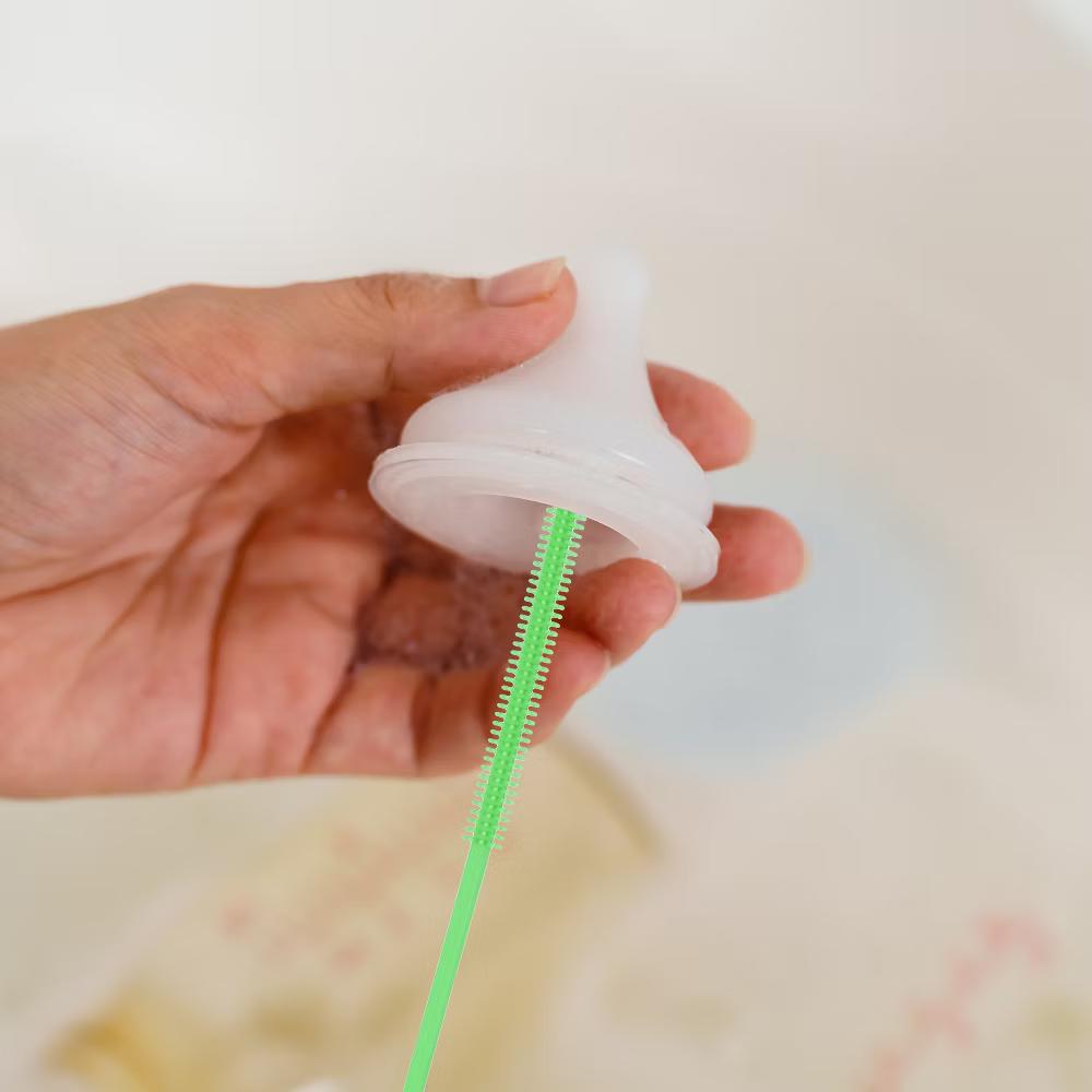 Silicone Bottle Brush with 2 Straw Brush for Cleaning Narrow Neck Containers Sport Bottles - Image 14