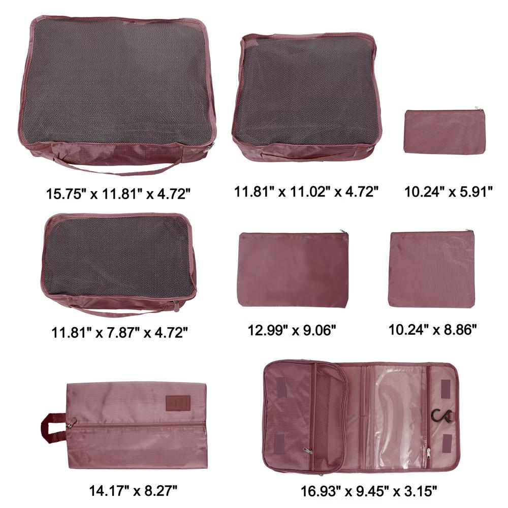 Zipper Design Packing Cube Set 8 Pcs - Image 24