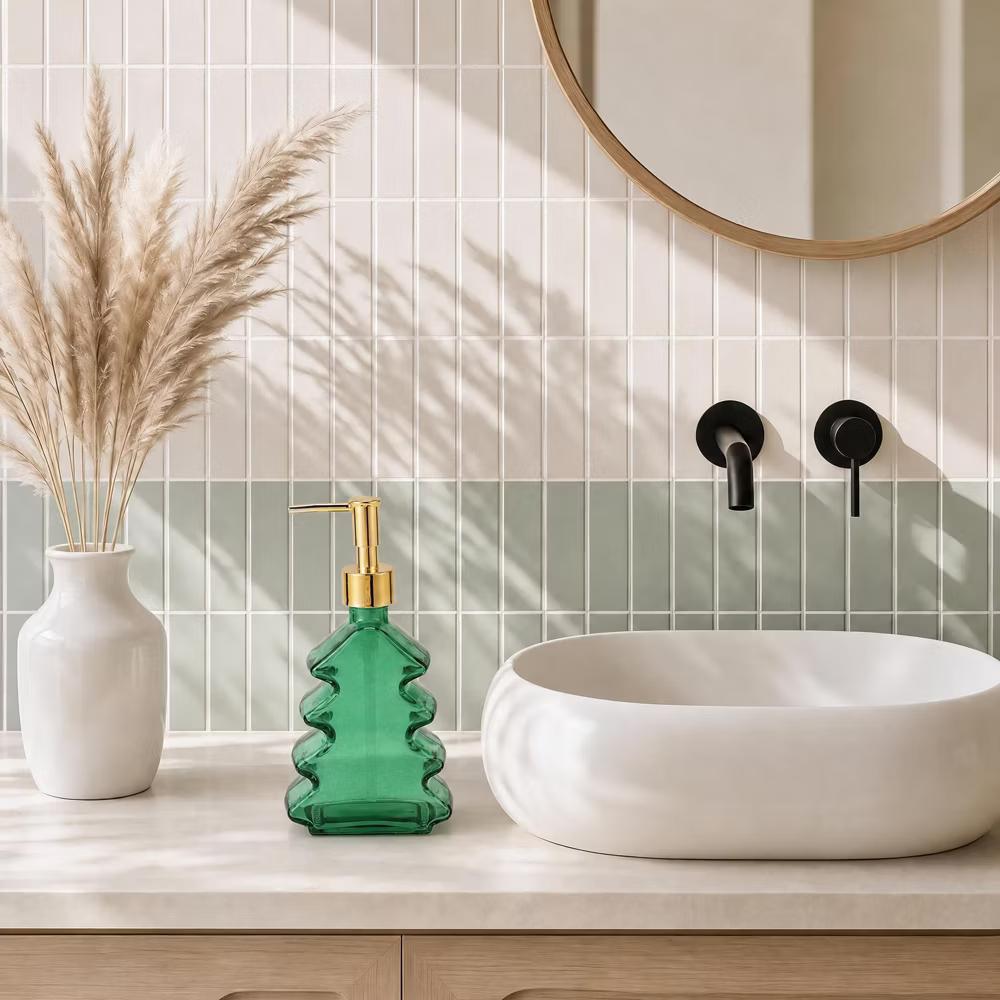 Christmas Tree Shape Pump Soap Dispenser 1 Pc - Image 12