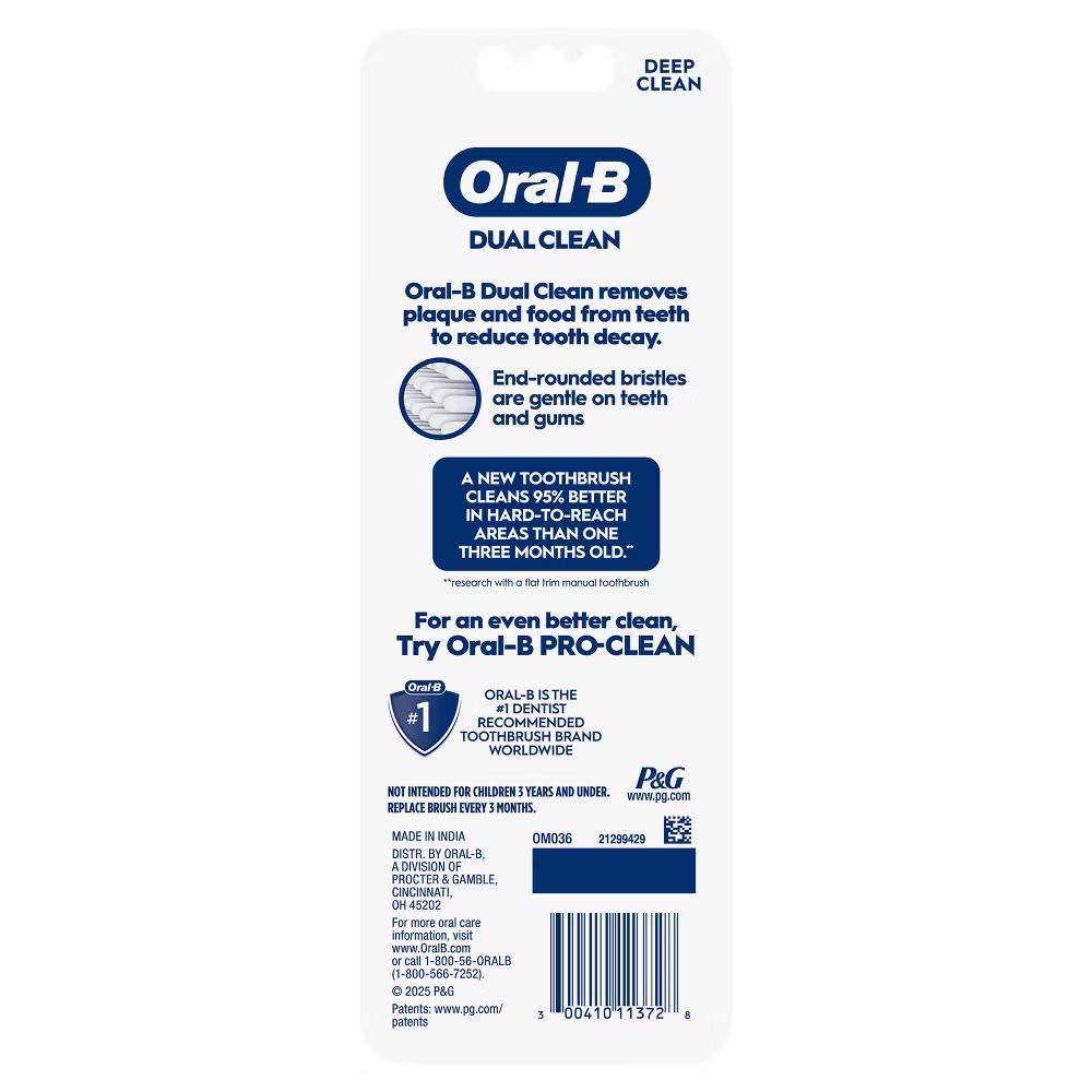 Dual Clean Toothbrush - Soft - 4ct - Image 11