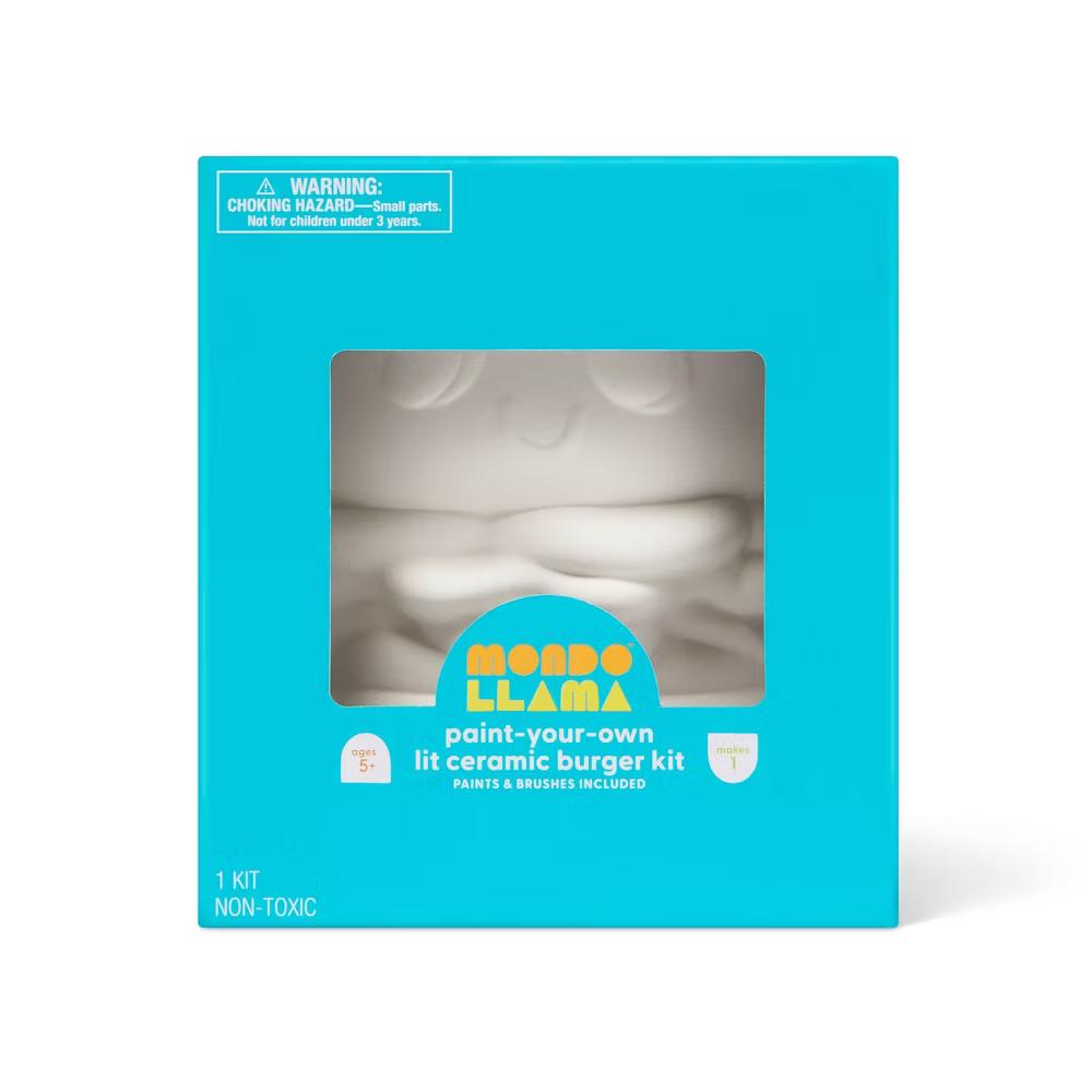 Summer Craft Lit Ceramic Burger Painting Activity Kit - Image 3