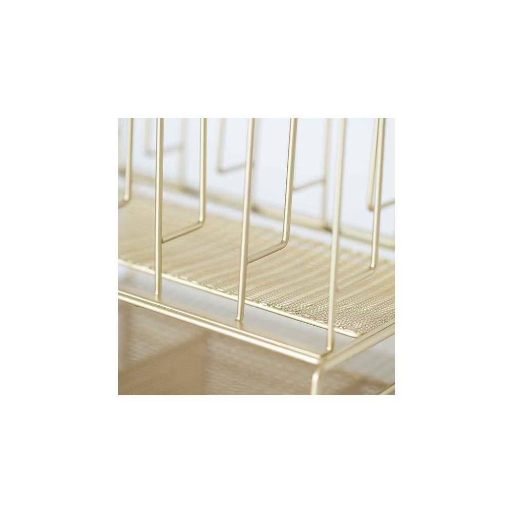 Blu Monaco Desk Organizer with File Sorters & Drawer - Image 12