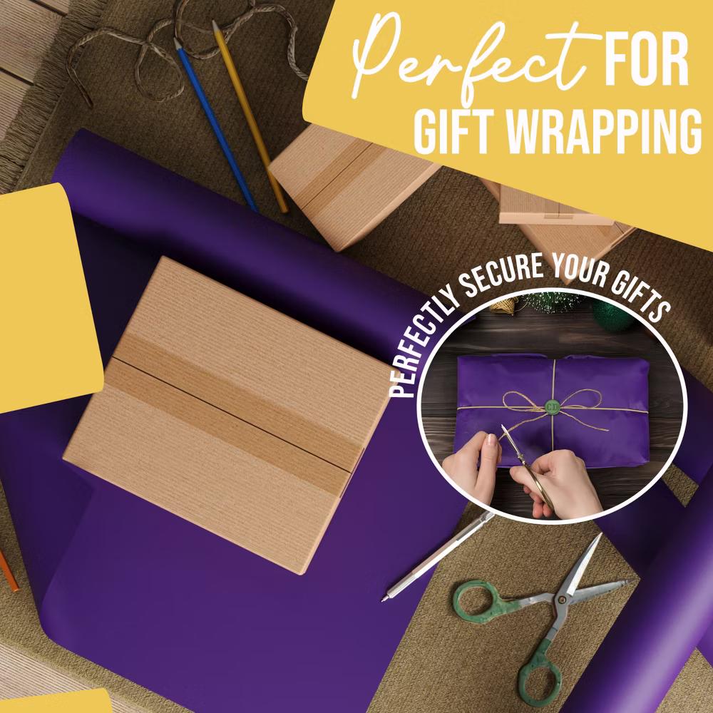 Exquisite Colored Kraft Paper Roll 17.5 In 110 Ft Kraft Wrapping Paper Craft Paper Shipping Paper Kraft Paper Roll Gift Wrap - Image 48
