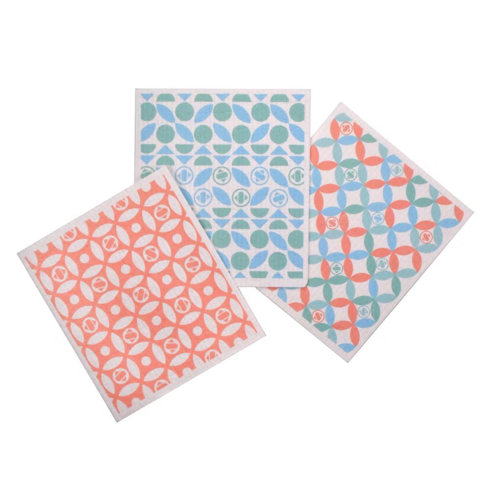 Skura Style Eva Mendes Swedish Dish Cloth - Pattern - 3pk - Image 2