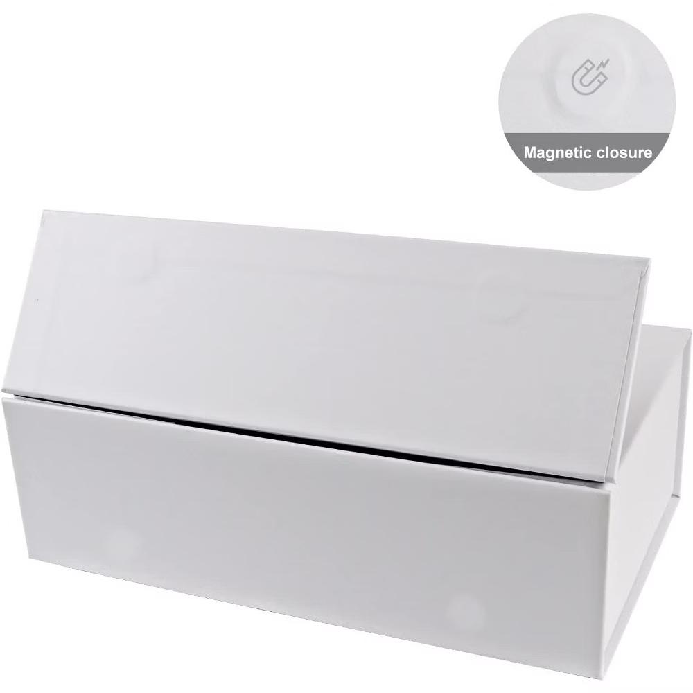 5 Pack White Gift Box 10 6 3 Inch Magnetic Closure Reusable Cardboard Gift Packaging for Birthday Wedding Christmas - Image 6
