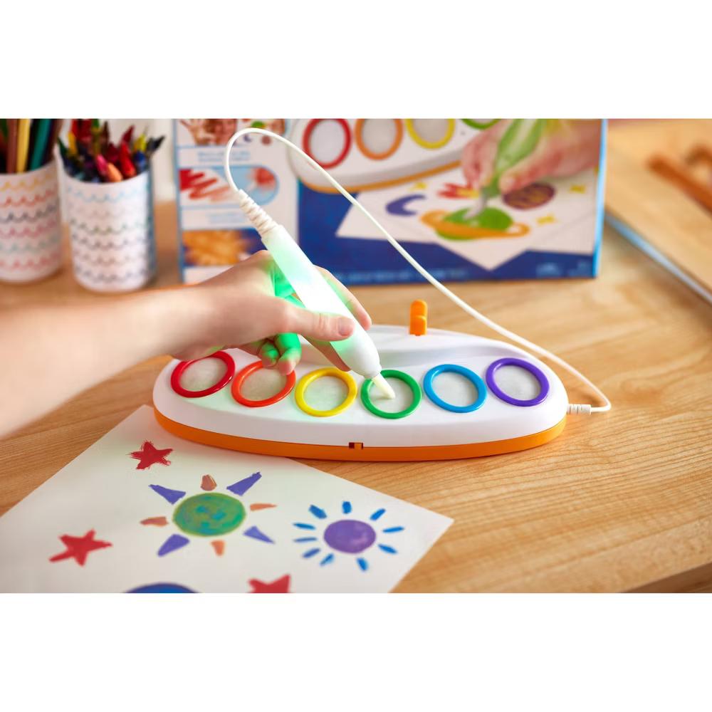 Color Wonder Magic Light Brush and Drawing Pad: Kids Painting Kit, Non-Toxic, Creative Art Set, Requires 3 AA Batteries - Image 3