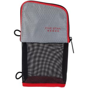 Mead Five Star Stand and Store Pencil Pouch (Colors May Vary): Zipper Closure, Multicolored, Polyester & Fabric, 8"x4.5"
