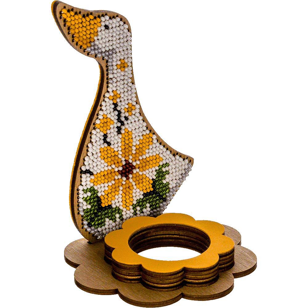 Crafts Set for embroidery with beads on wood FLK-268 - Image 2