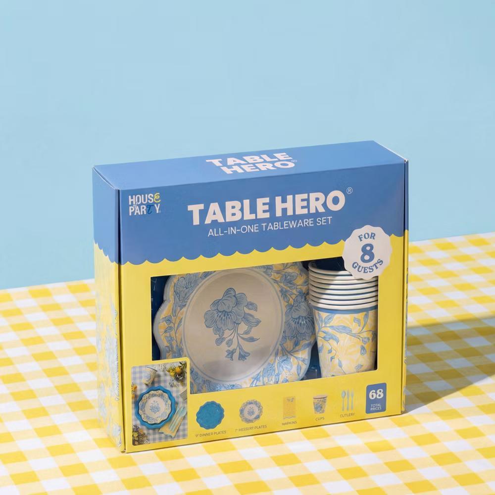 House of Party Table Hero Paper Party Kit Cottage Bloom - Image 4