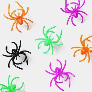 24ct Spider Rings Party Favor