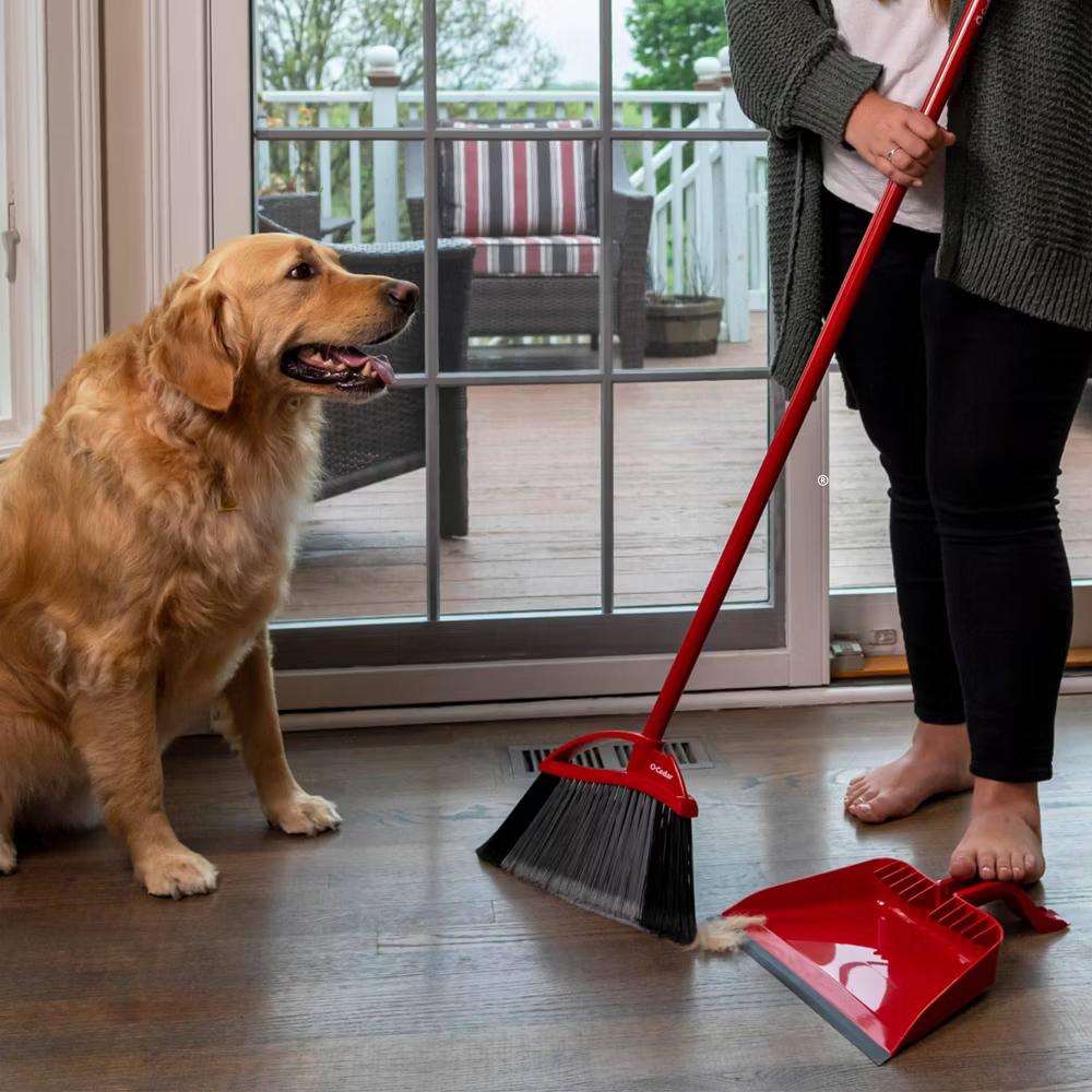 PowerCorner Pet Pro Broom with Step-On Dustpan - Image 2