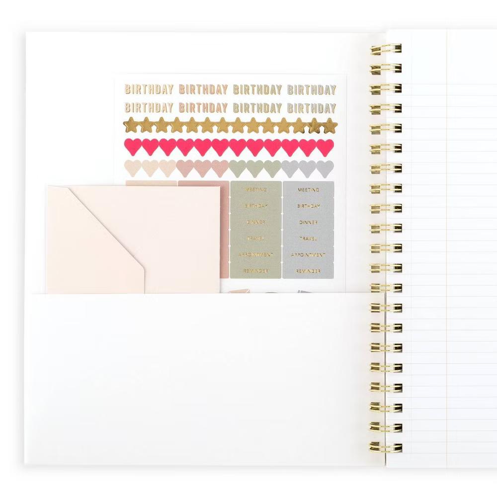Essentials 100pg Ruled Notebook 11"x9.625" Spiral White Dot: College Ruled, Soft Cover, Acid-Free, Perforated Pages - Image 6