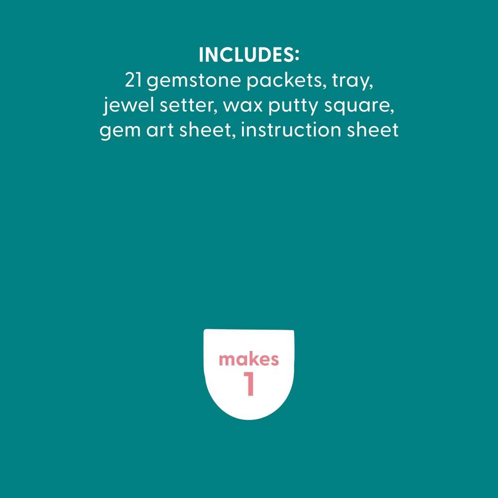 Gem by Number Kit Sunset - DIY Art Kit, Includes Gems & Fabric, Adult Craft Activity - Image 5