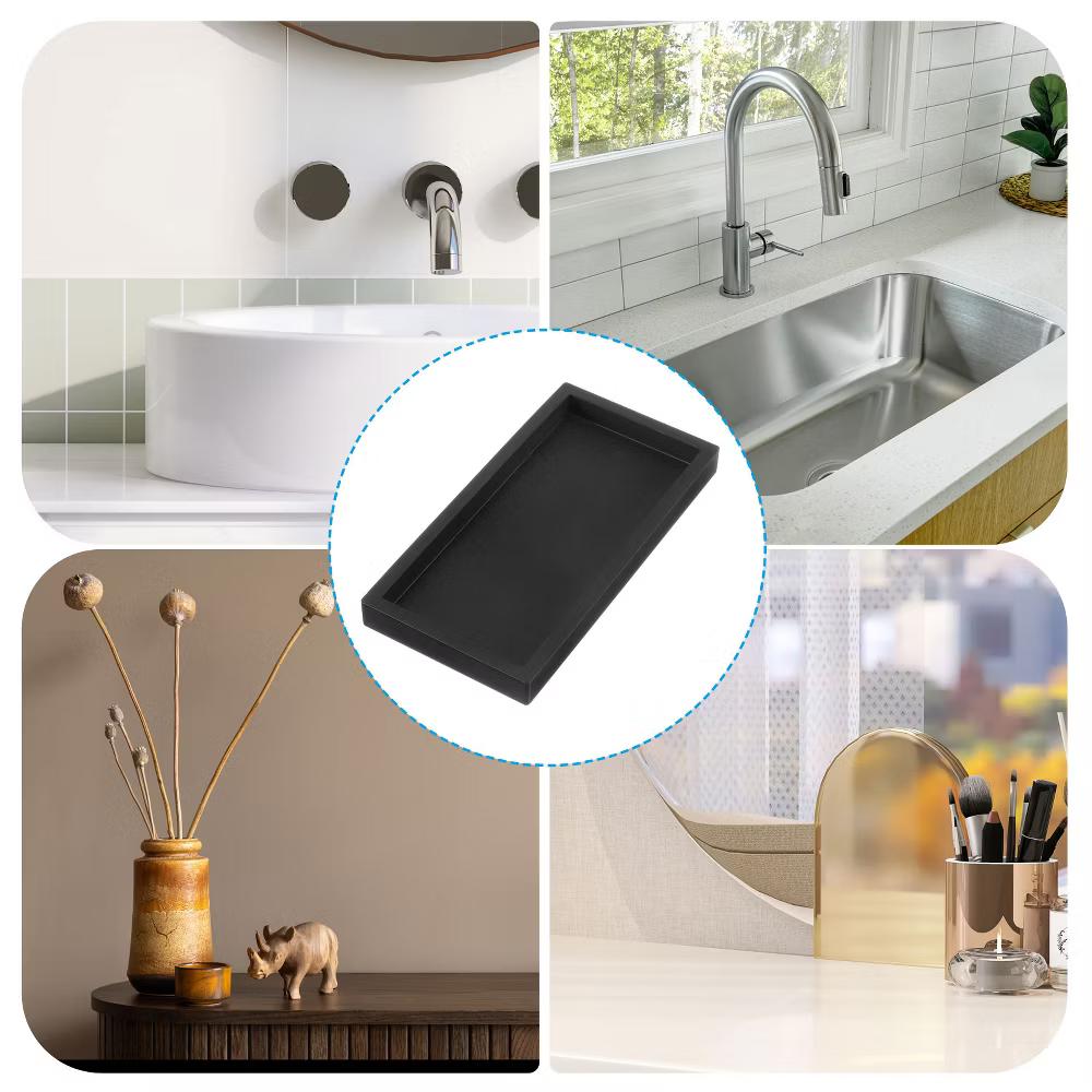 Silicone Waterproof Anti-slip Bathroom Soap Dispenser Tray - Image 2