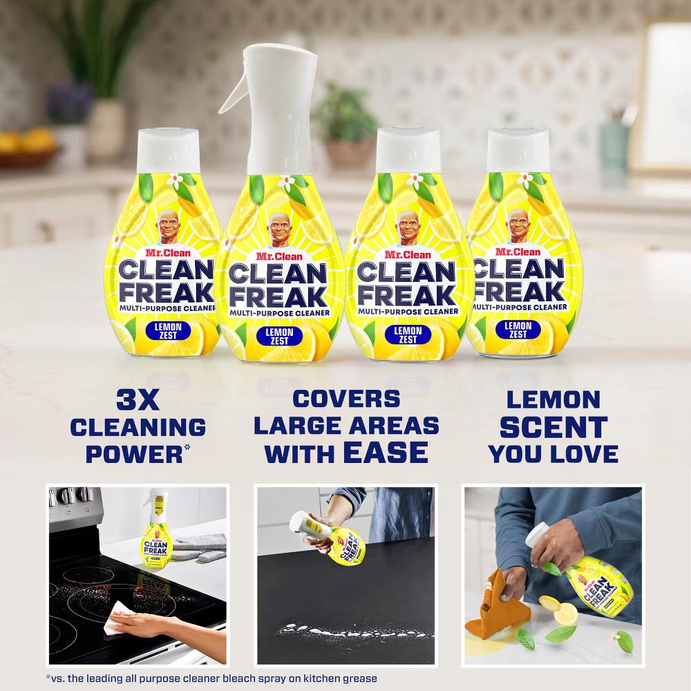 Mr. Clean Lemon Zest Clean Freak Multi-Purpose Cleaner - 16 fl oz - Image 9