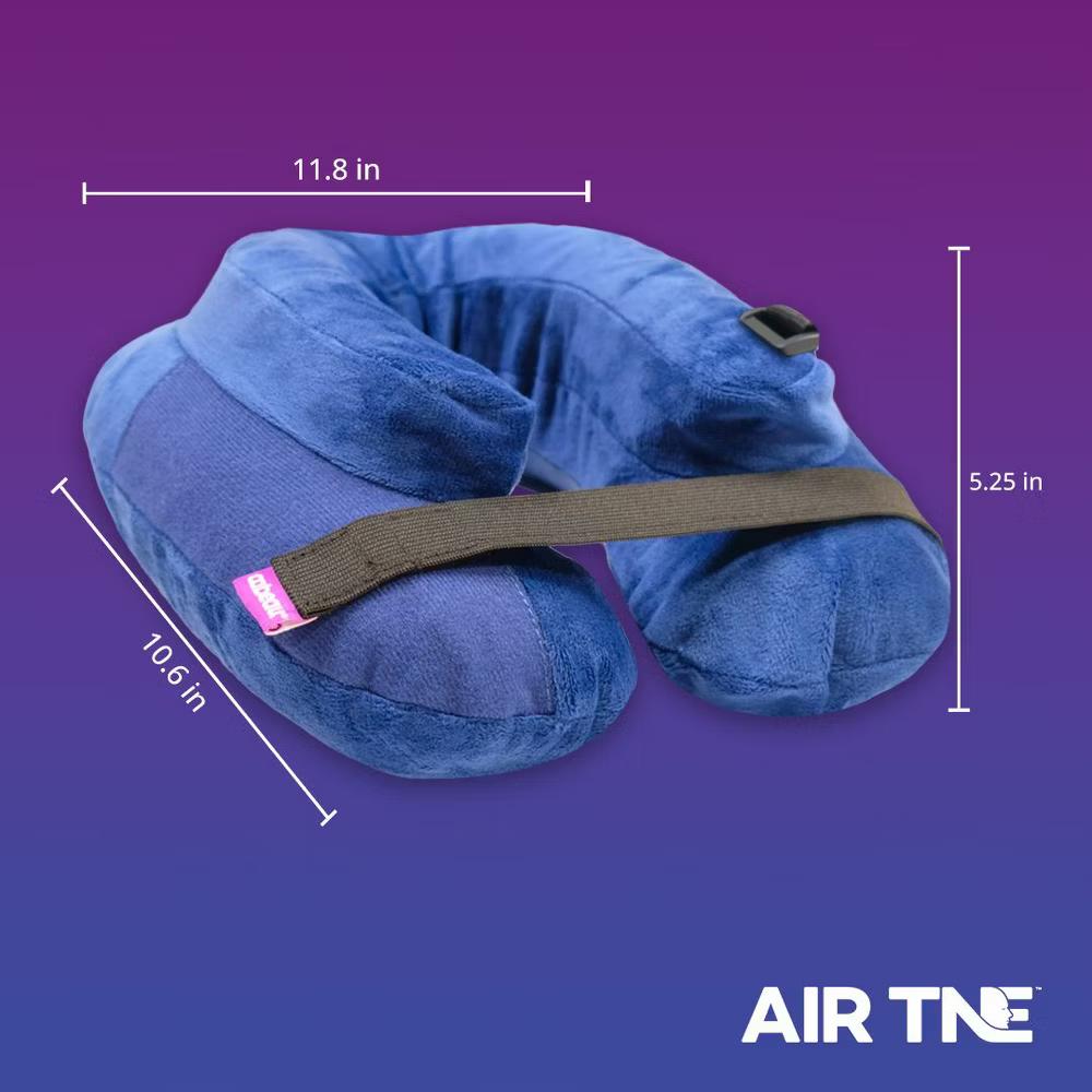 Cabeau AirTNE Inflatable Travel Neck Pillow, Lightweight, One Size - Image 9