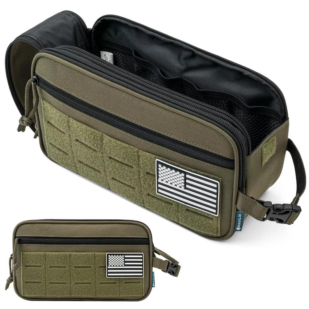 Tactical Toiletry Bag for Men, Hygiene Travel Bag, Military Dopp Kit, Water Resistant Molle Pouch, Shaving Grooming Organizer Case - Image 52