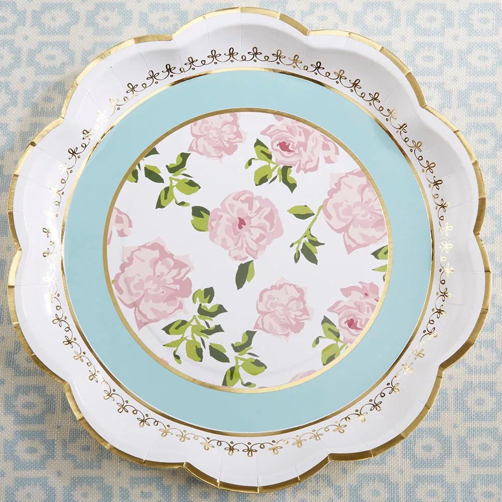 Tea Time Whimsy 9 in. Premium Paper Plates (Set of 32) - Image 6