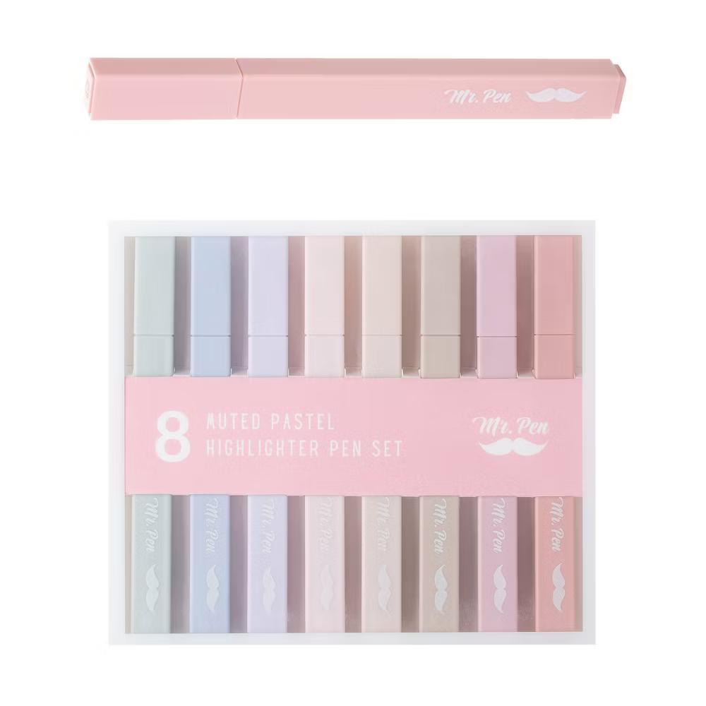Mr. Pen 8pk Aesthetic Highlighters - Image 2
