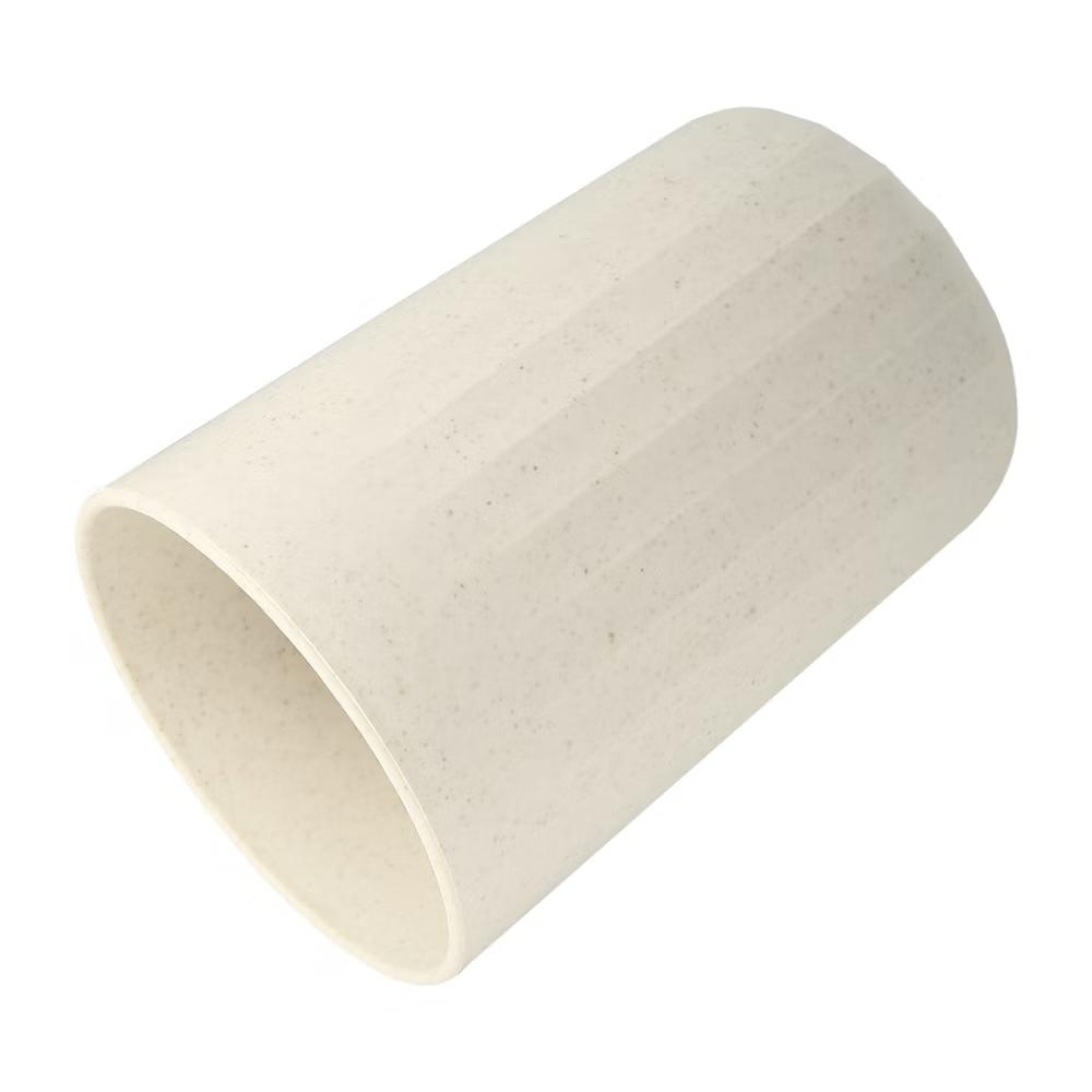 Bathroom Tumbler with Smooth Lines Wheat Straw Cup for Bathroom for Toothpaste 4.09''x2.80'' 1Pc - Image 5