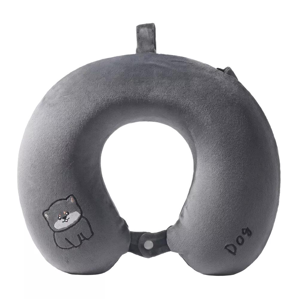 Cut Animal Pattern Memory Foam U-Shape Travel Lightweight Travel Neck Pillows 13x11in 1 Pc - Image 2