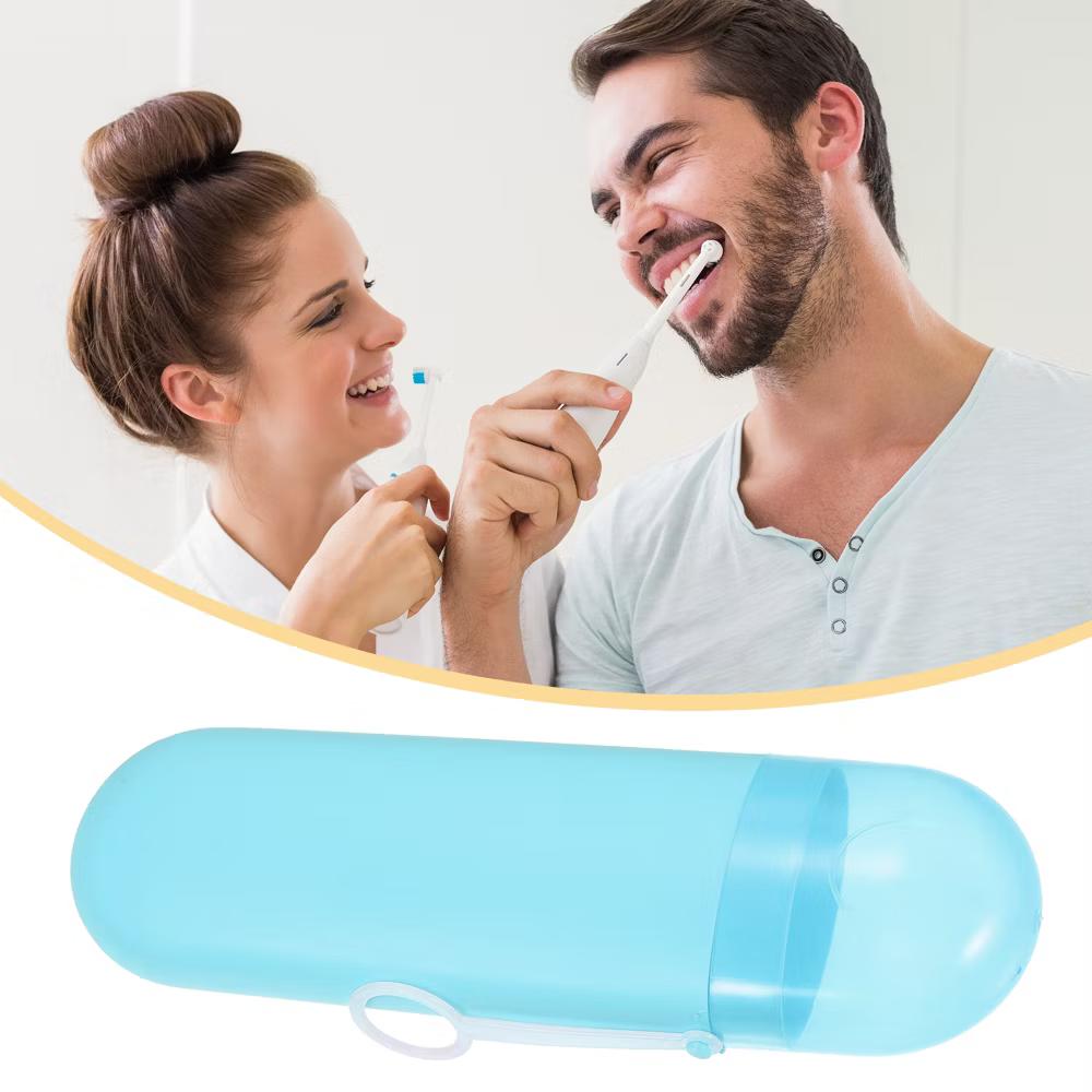 Plastic Dustproof Traveling Portable Toothbrush Case with Hook 1 Pc - Image 2
